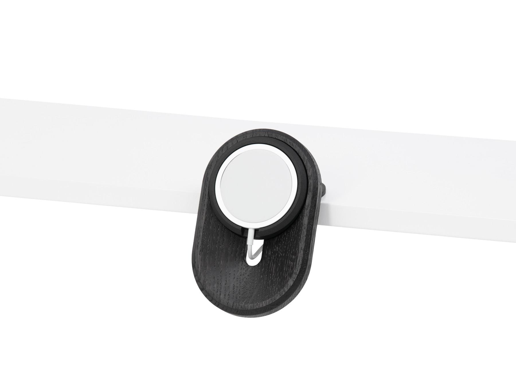 Oakywood MagSafe iPhone Desk Shelf Mount - Multifunktionale iPhone-Halterung - am Regal montiert - Schwarz