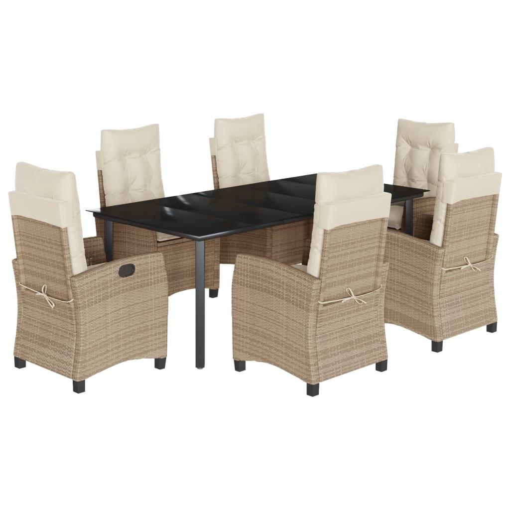 VidaXL Garten essgruppe poly-rattan