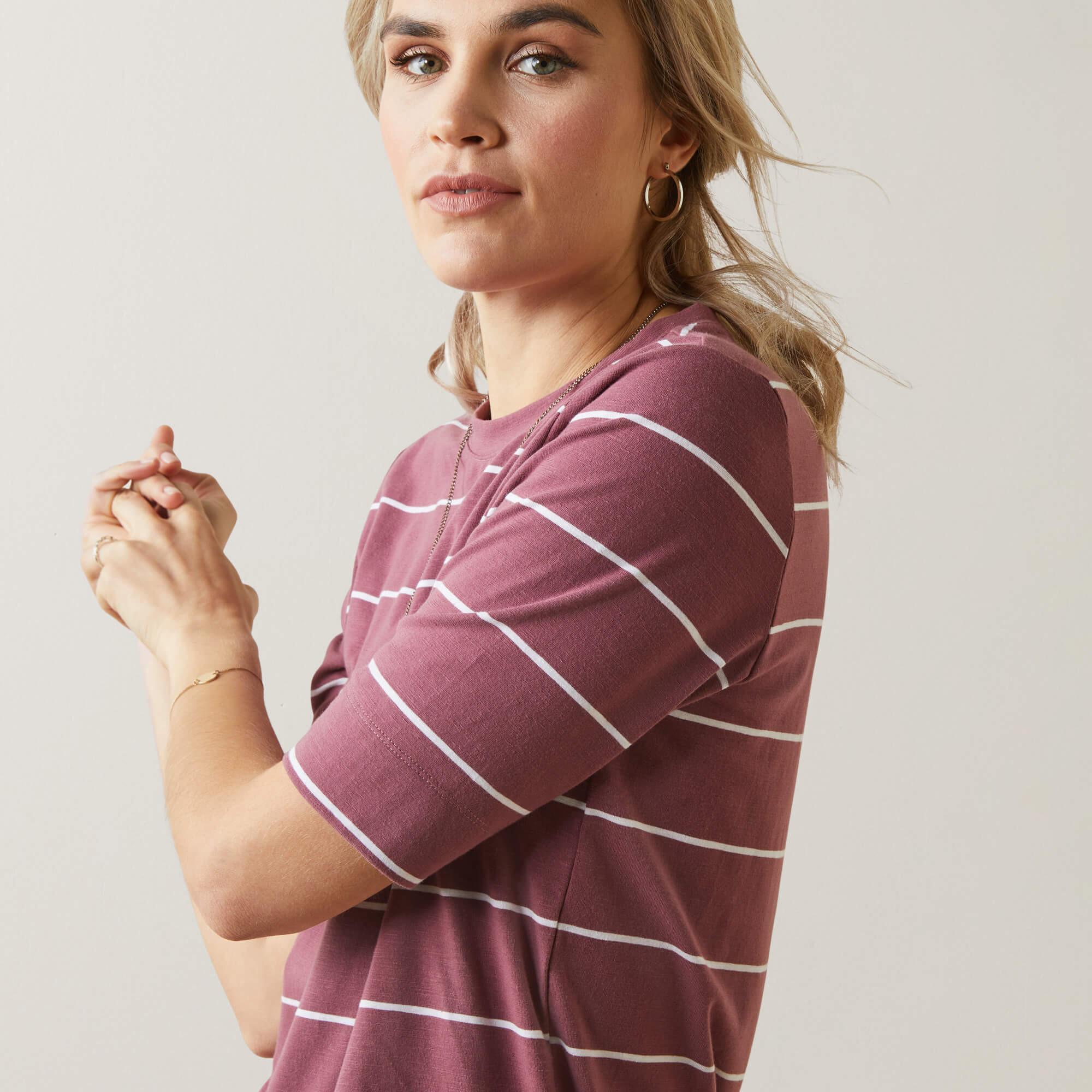 Ariat Windor Gestreiftes Slim Fit T-Shirt