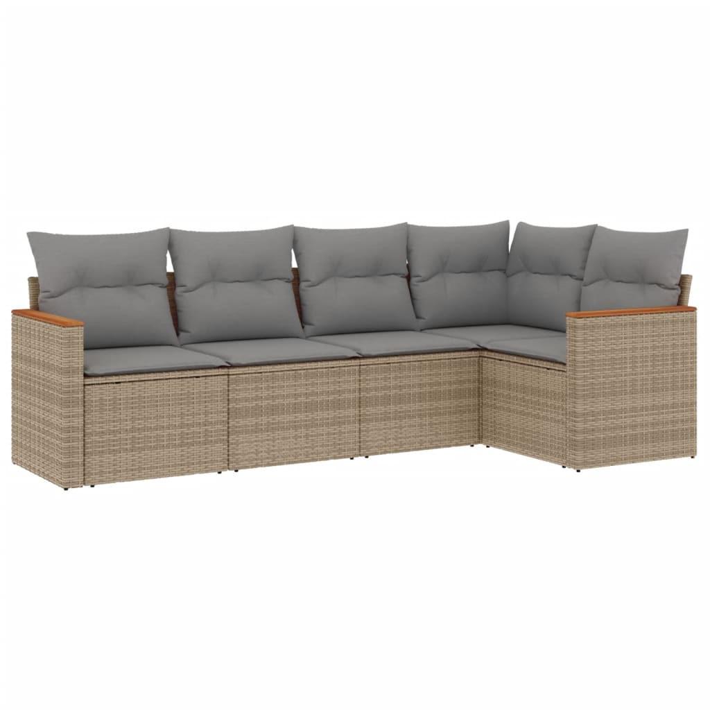 VidaXL Garten sofagarnitur poly-rattan