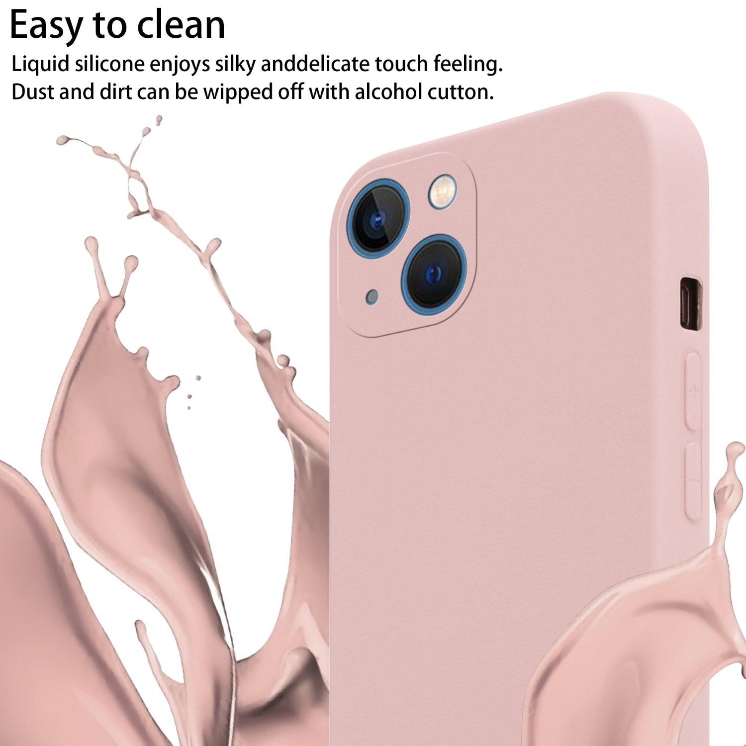 Cadorabo Handy Kette für Apple iPhone 13 Silikon Schutzhülle