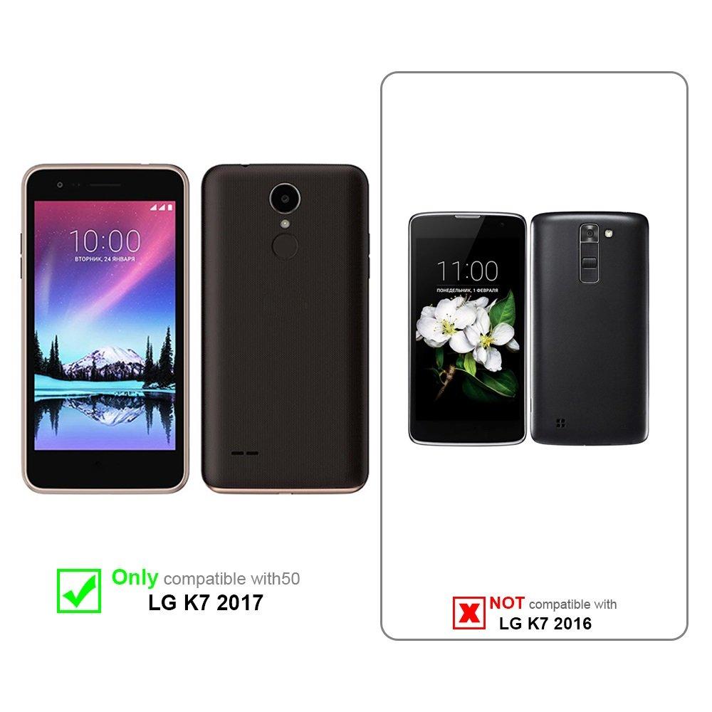 Cadorabo Hülle für LG K7 2017 Magnetverschluss, Kartenfach