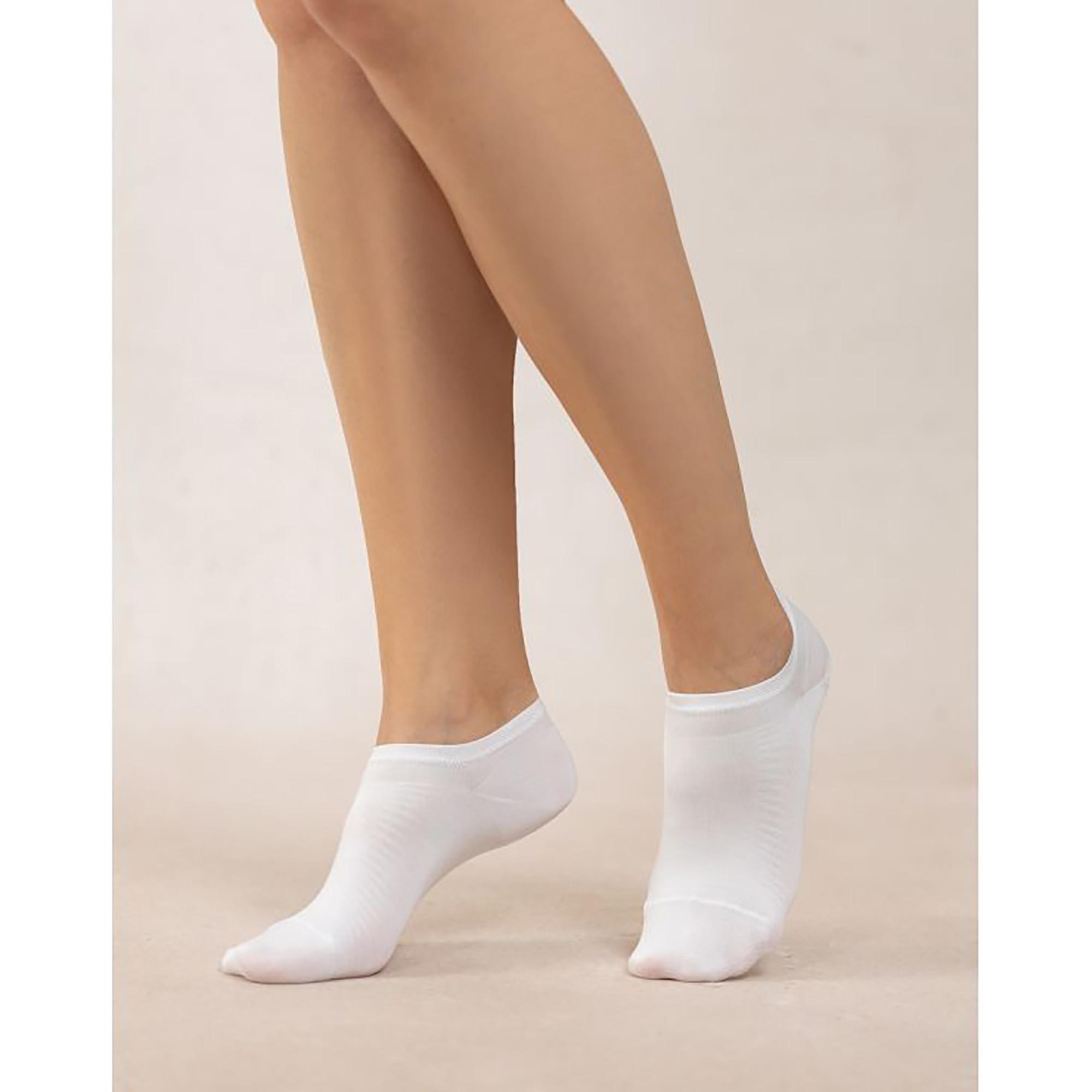 BLEU FORET Fil d'ecosse opaque Sneaker Socken