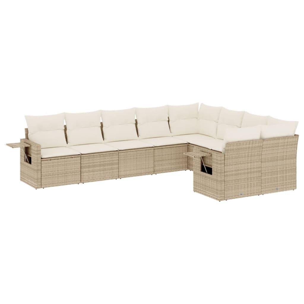 VidaXL Garten sofagarnitur poly-rattan