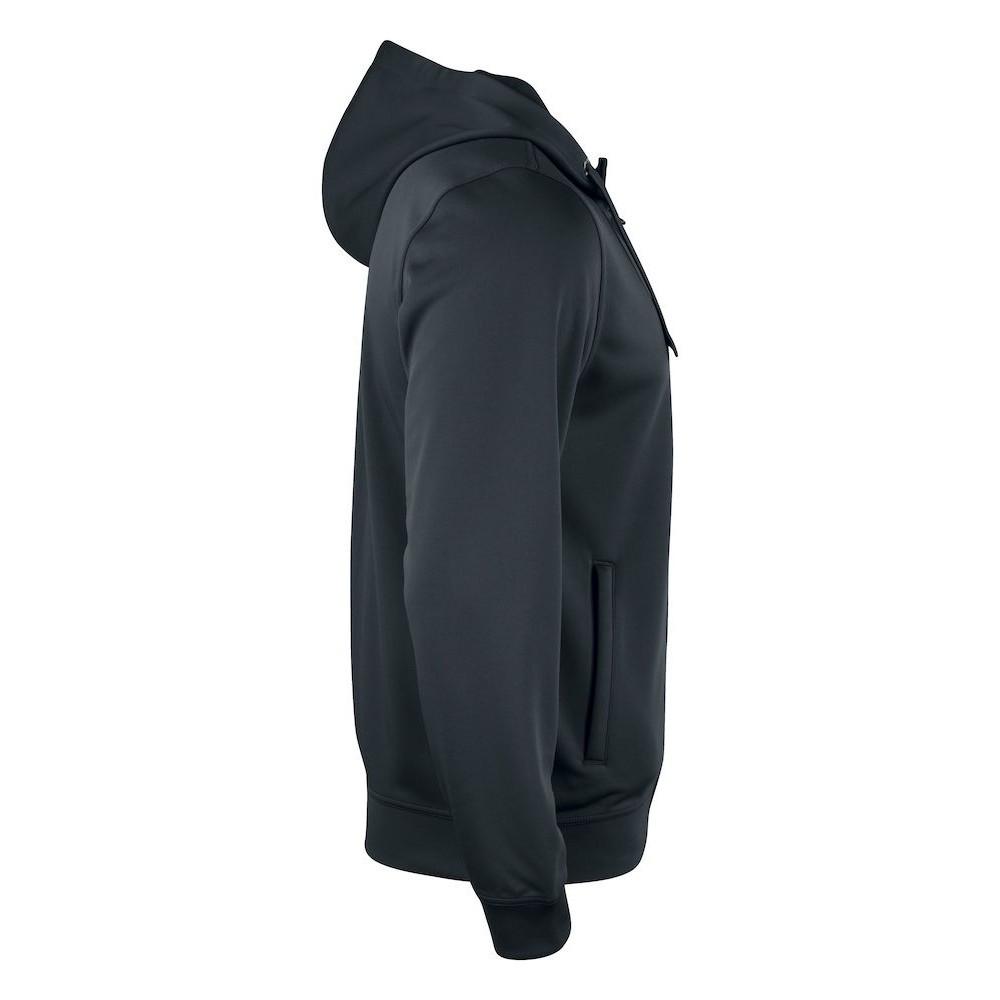Clique Basic Hoodie mit durchgehendem Reißverschluss  Aktiv