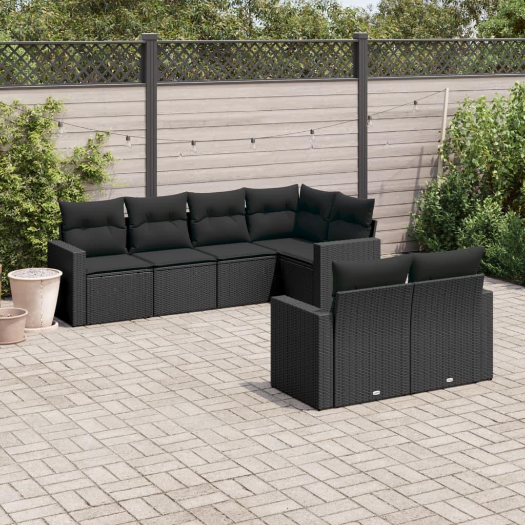 VidaXL Garten sofagarnitur poly-rattan