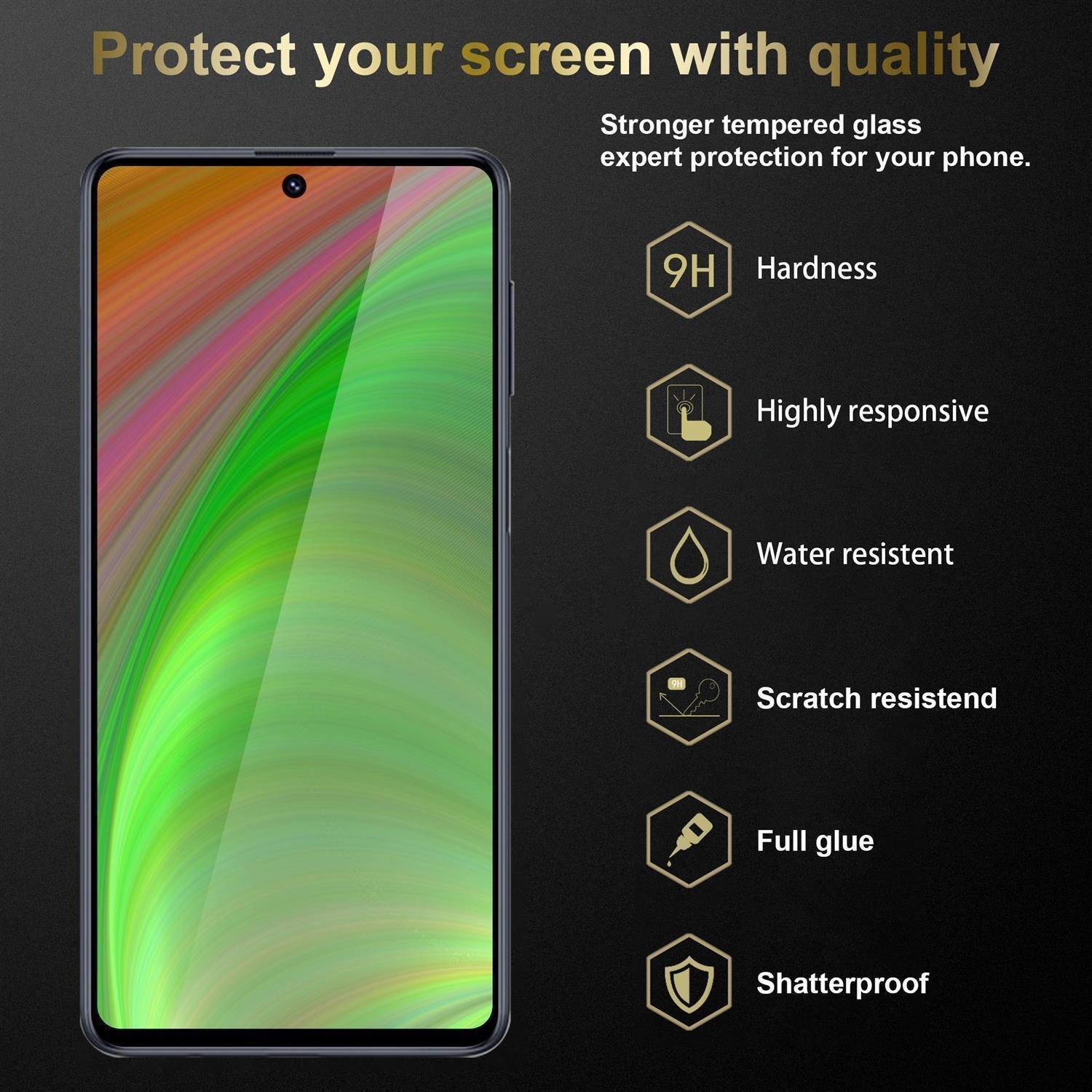 Cadorabo Vollbild Display-Schutzglas für Samsung Galaxy S20 FE - Schutzfolie