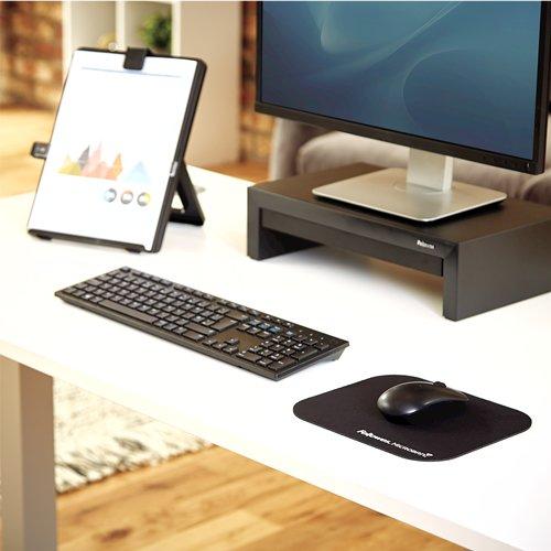 Fellowes FELLOWES Mausmatte 5933907 antibakteriell schwarz