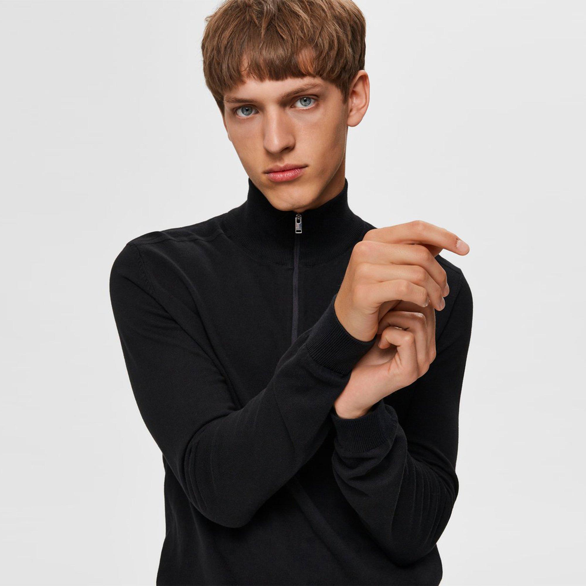 SELECTED Berg half zip Pullover