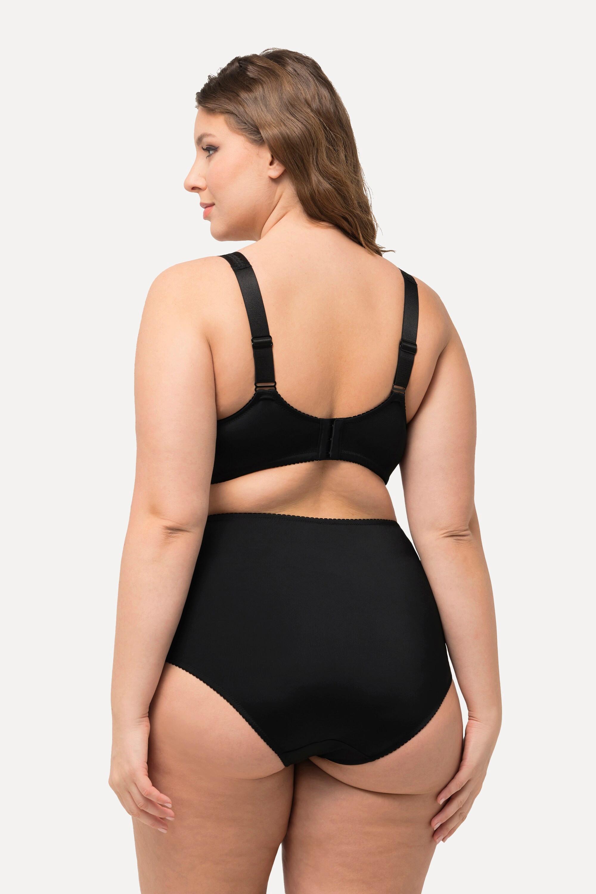 Ulla Popken BH, ohne Bügel, Mesh, Spitze, Cup B - E