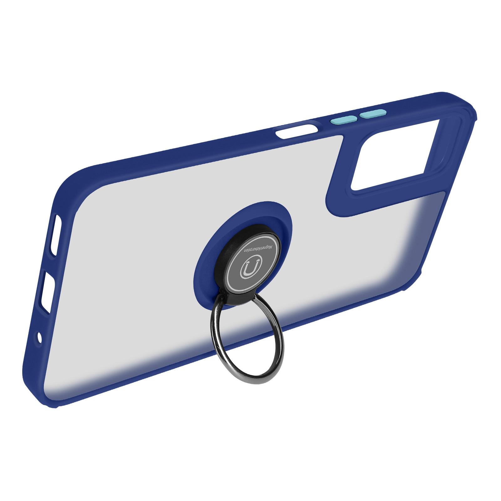 Avizar Ring-Hülle Motorola Moto G24 Dunkelblau