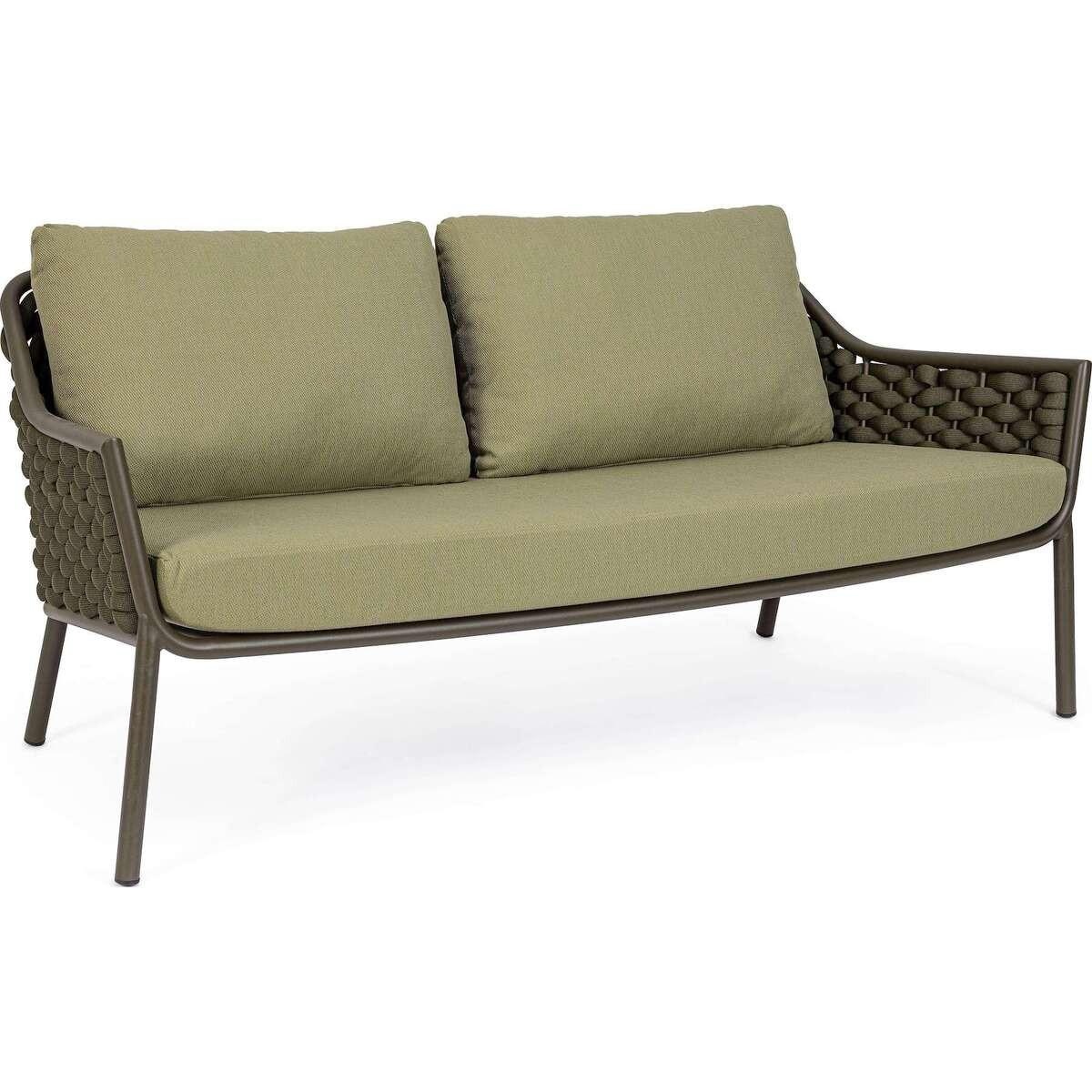 mutoni Gartensofa Everly 2-Sitzer olive