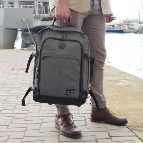 Only-bags.store Kabinentasche für EasyJet 45x36x20 Reiserucksack Ryanair mit USB-Anschluss Flugzeugrucksack