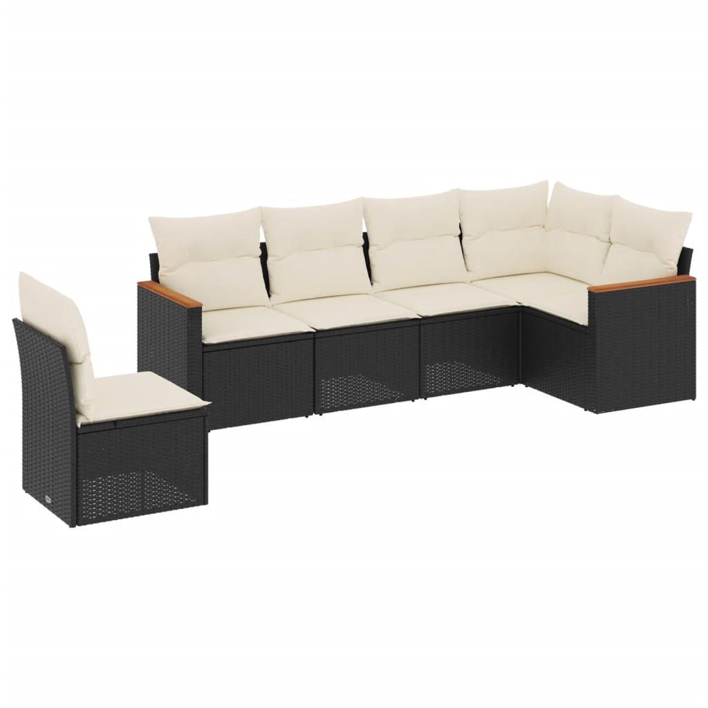 VidaXL Garten sofagarnitur poly-rattan
