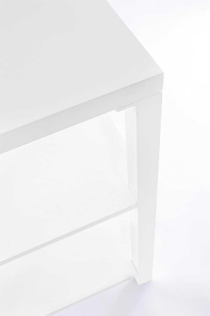 mutoni Garten Beistelltisch Atlantic weiss