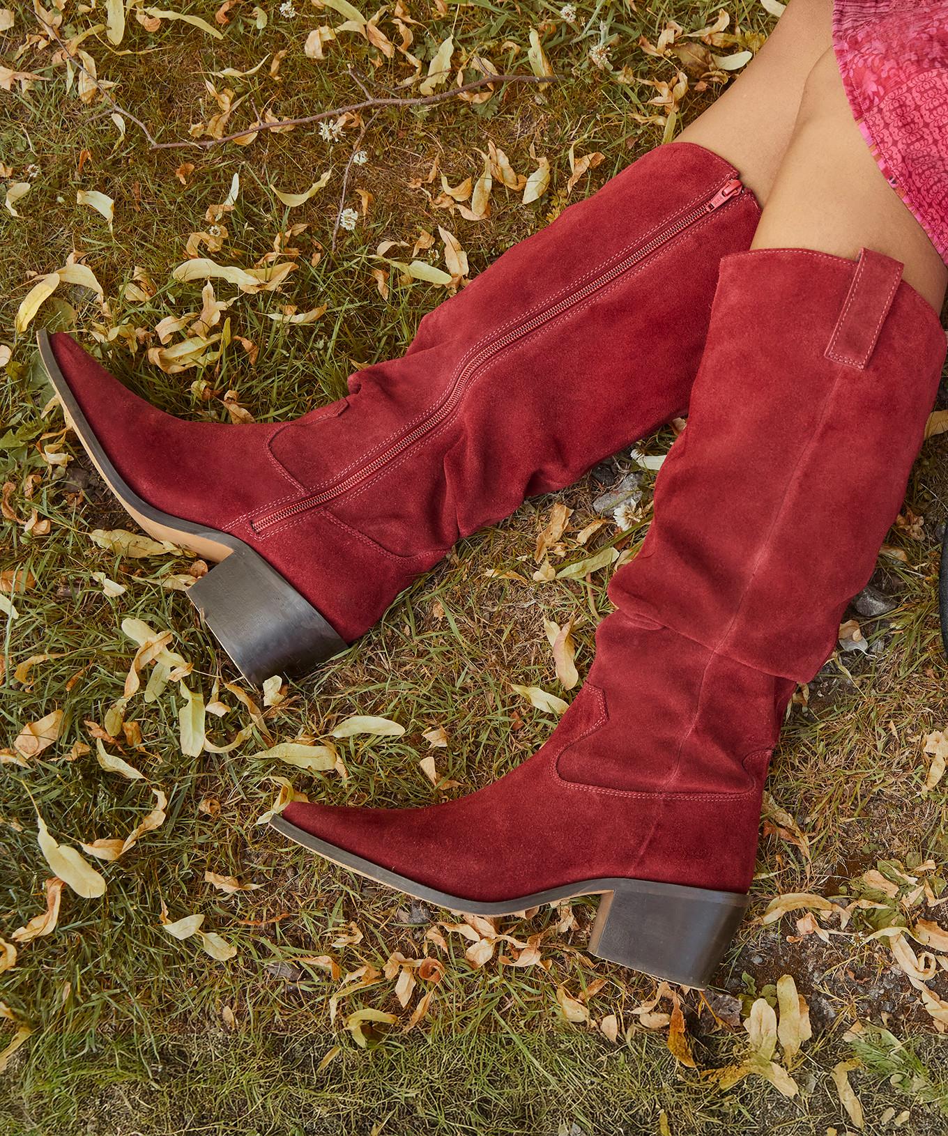 Joe Browns Lange Wildlederstiefel mit Seitenreißverschluss