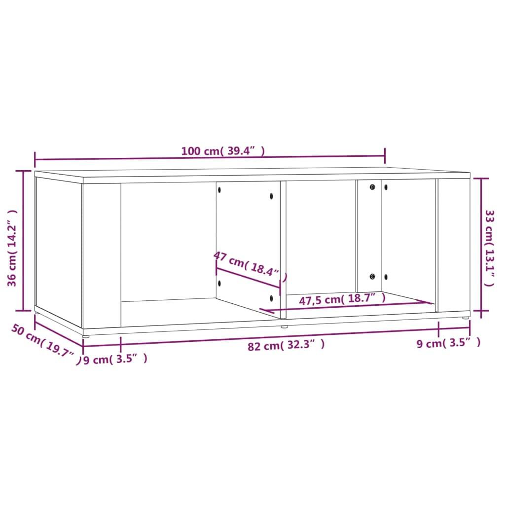 VidaXL Couchtisch holzwerkstoff