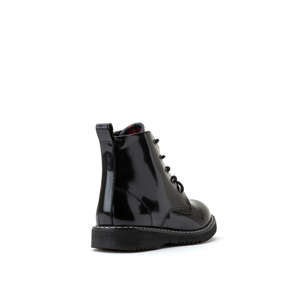 La Redoute Collections Boots mit Schnürung und Reissverschluss