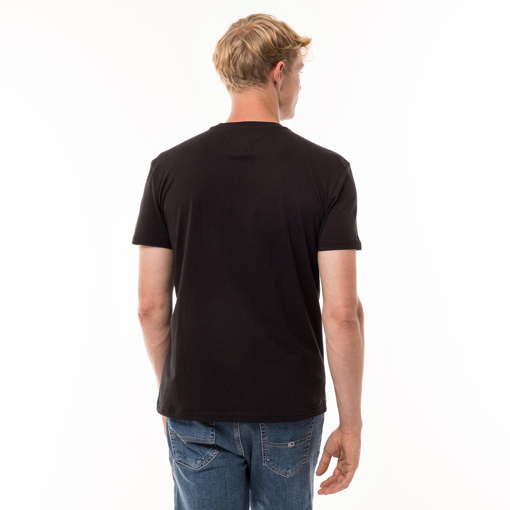 TOMMY JEANS T-Shirt mit aufgesticktem Logo