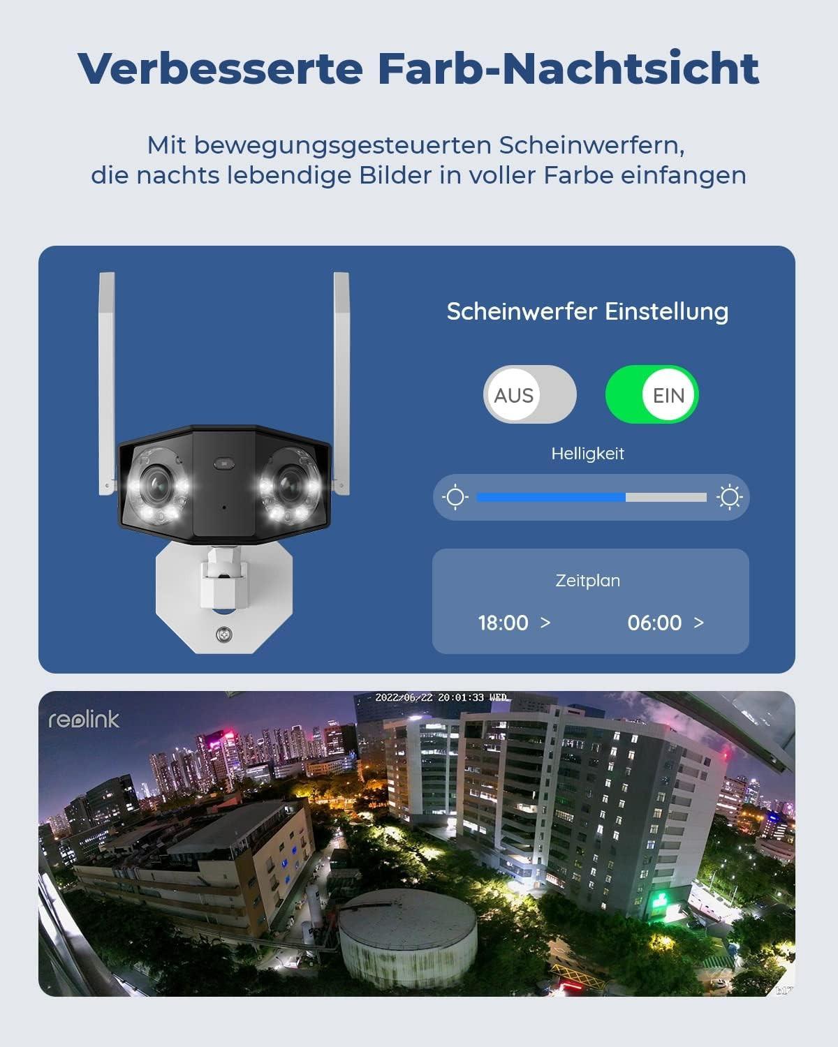 Reolink Duo 2 WiFi Kamera
