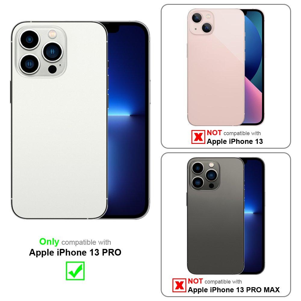 Cadorabo Hülle für Apple iPhone 13 PRO mit Kunst-Wildleder Rückseite