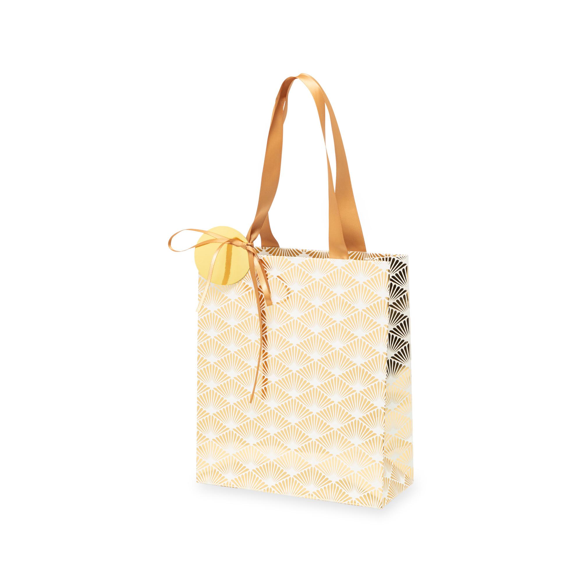 Manor Geschenktasche Muschel Gold