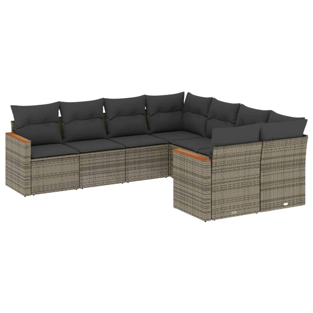 VidaXL Garten sofagarnitur poly-rattan