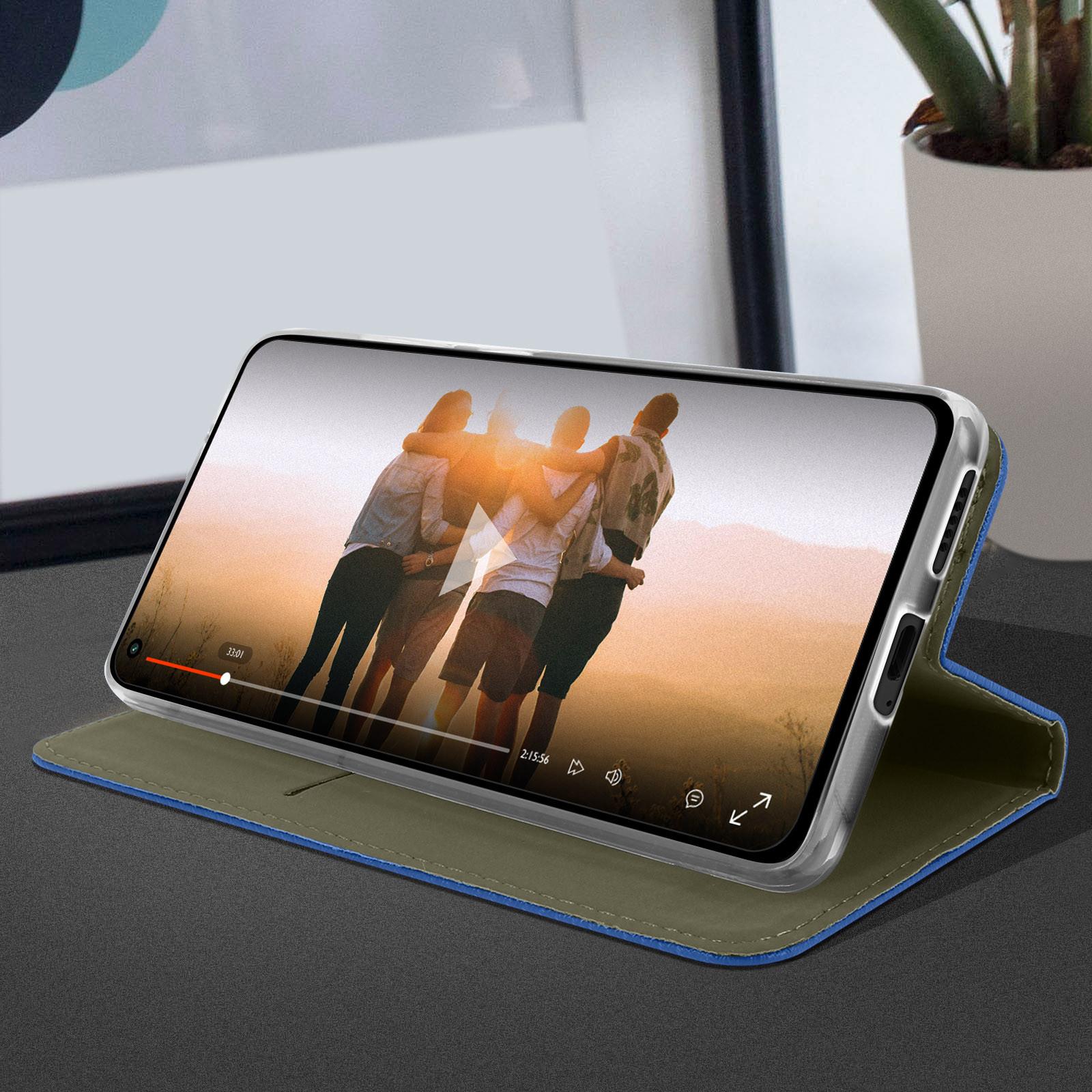 Avizar Xiaomi Mi 11 Lite Book Cover Dunkelblau