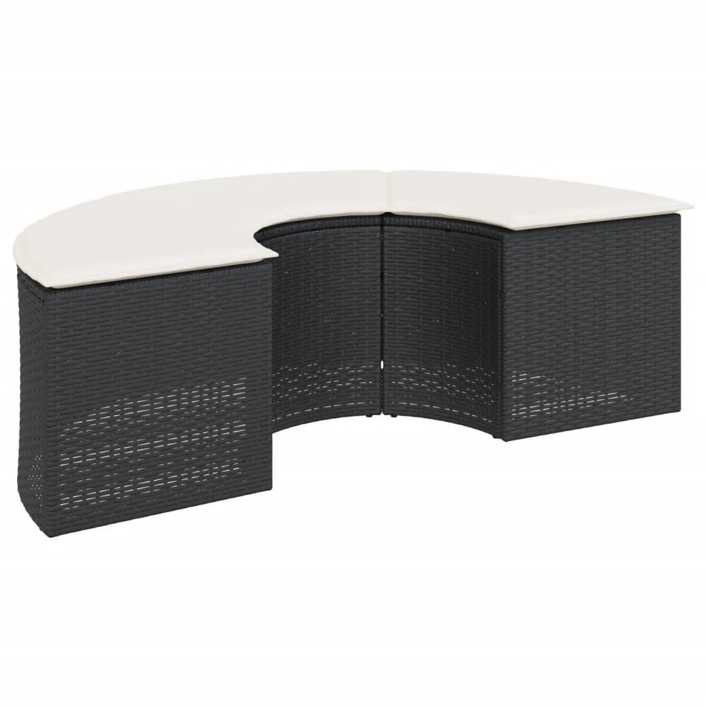 VidaXL Garten-sofagarnitur poly-rattan