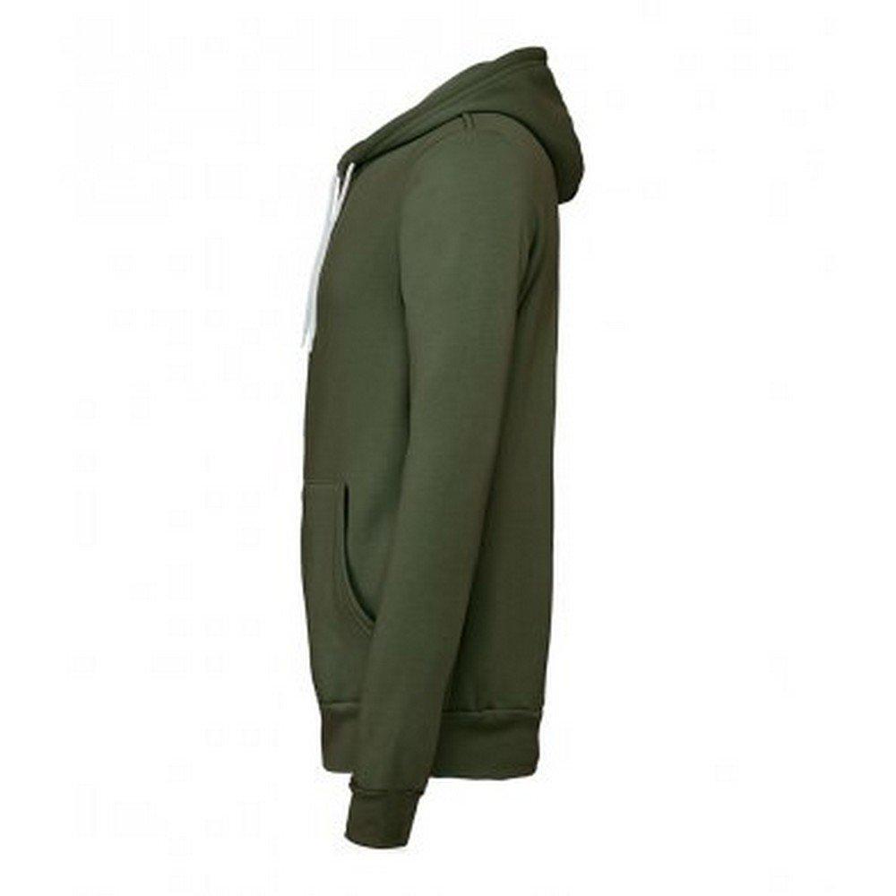 Bella + Canvas Erwachsene Reißverschluss Kapuzenjacke