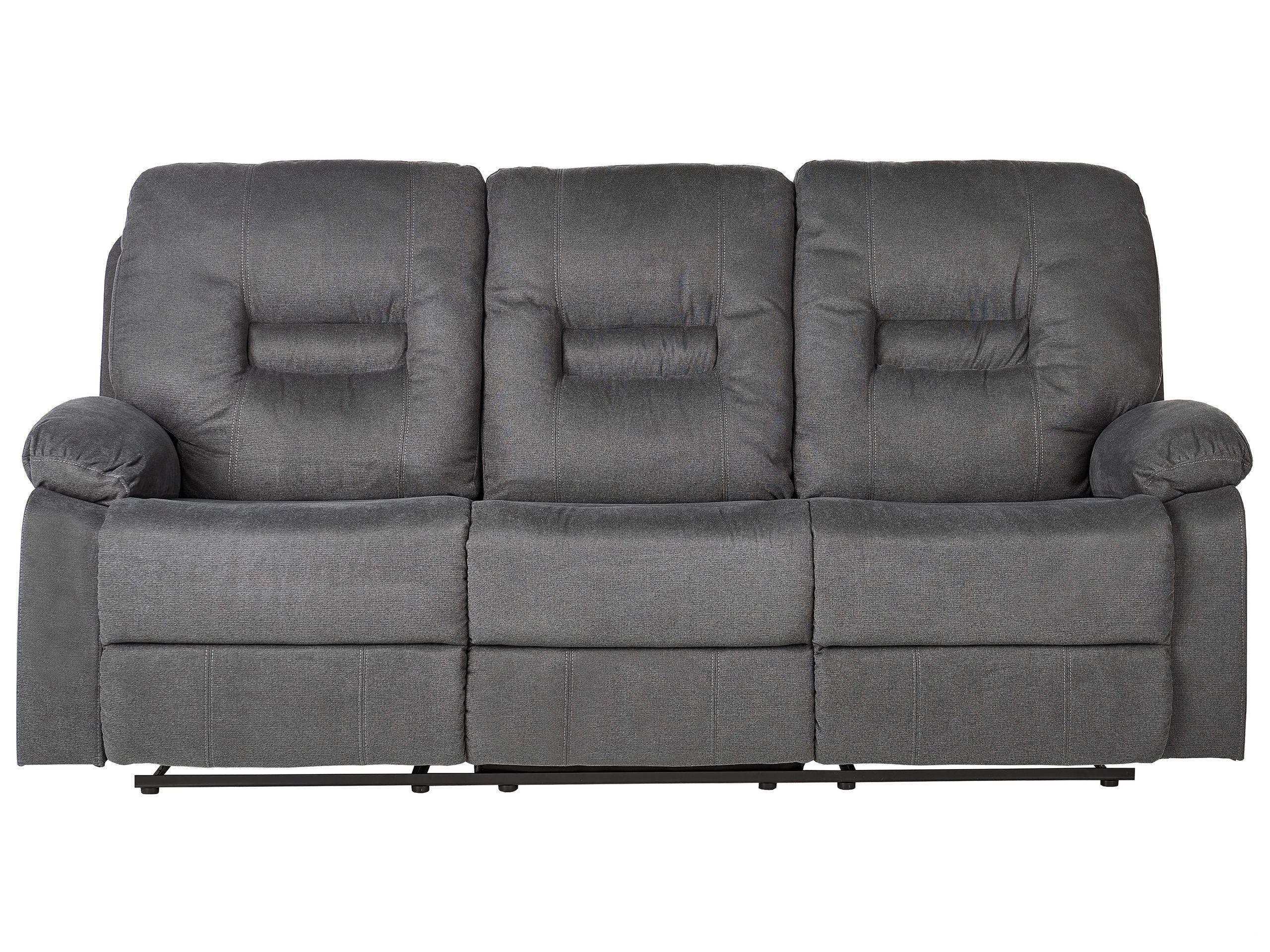 Beliani 3 Sitzer Sofa aus Polyester Modern BERGEN II