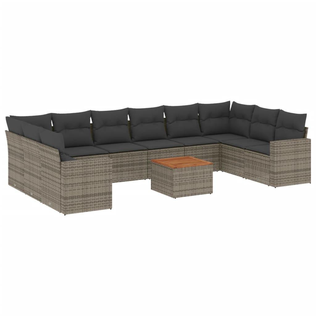 VidaXL Garten sofagarnitur poly-rattan
