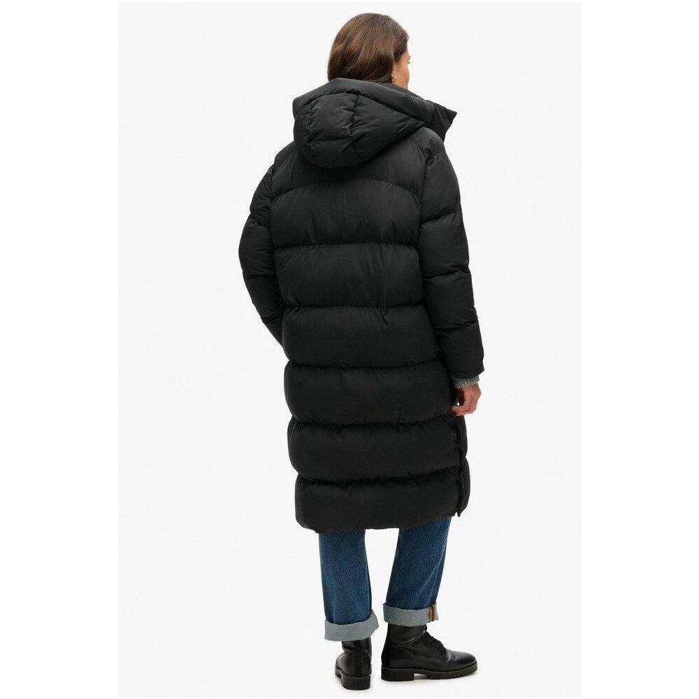 Superdry lange daunenjacke it kapuze, daen