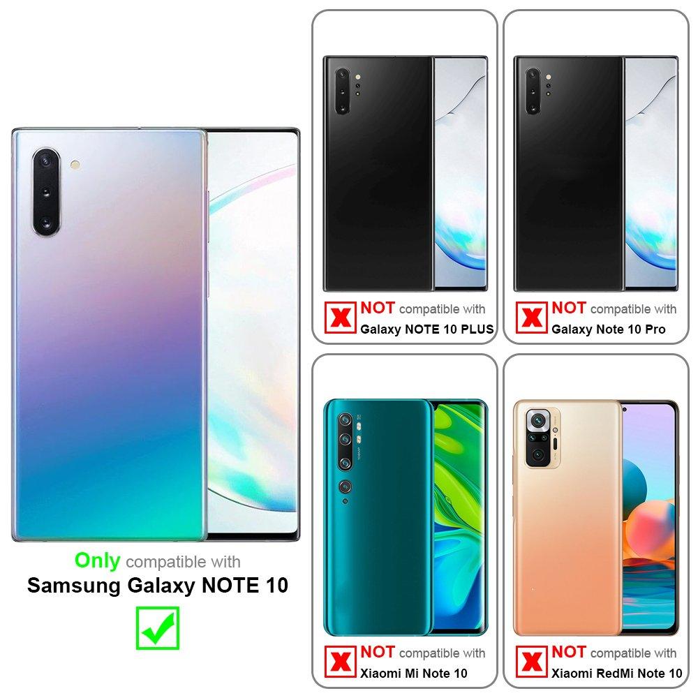 Cadorabo Hülle für Samsung Galaxy NOTE 10 Magnetverschluss, Kartenfach