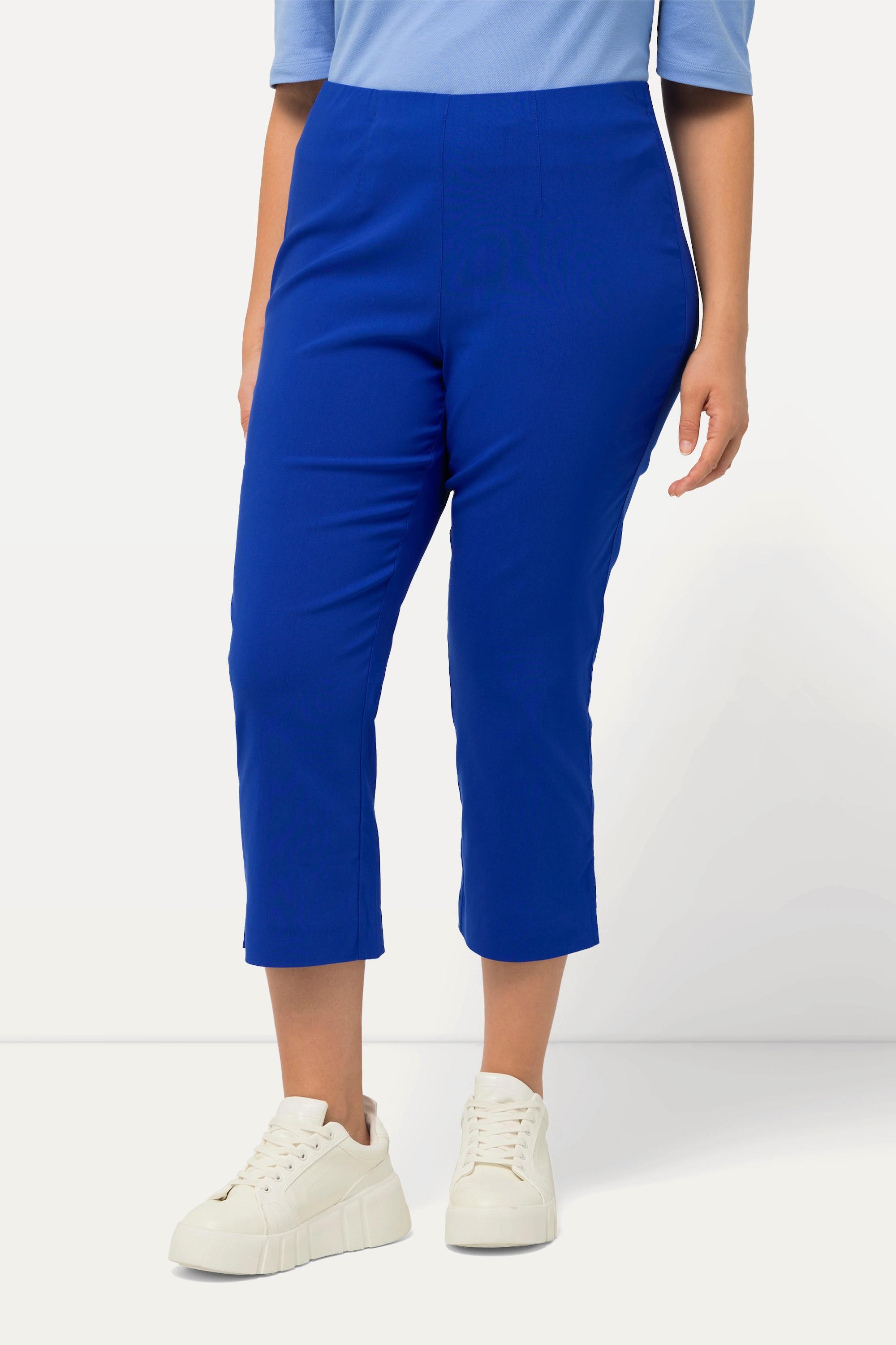 Ulla Popken Bengalinhose wadenlang mit Elastikbund