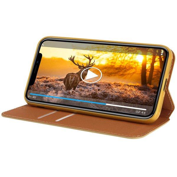 Avizar Classic Flip Cover Apple iPhone X Gold