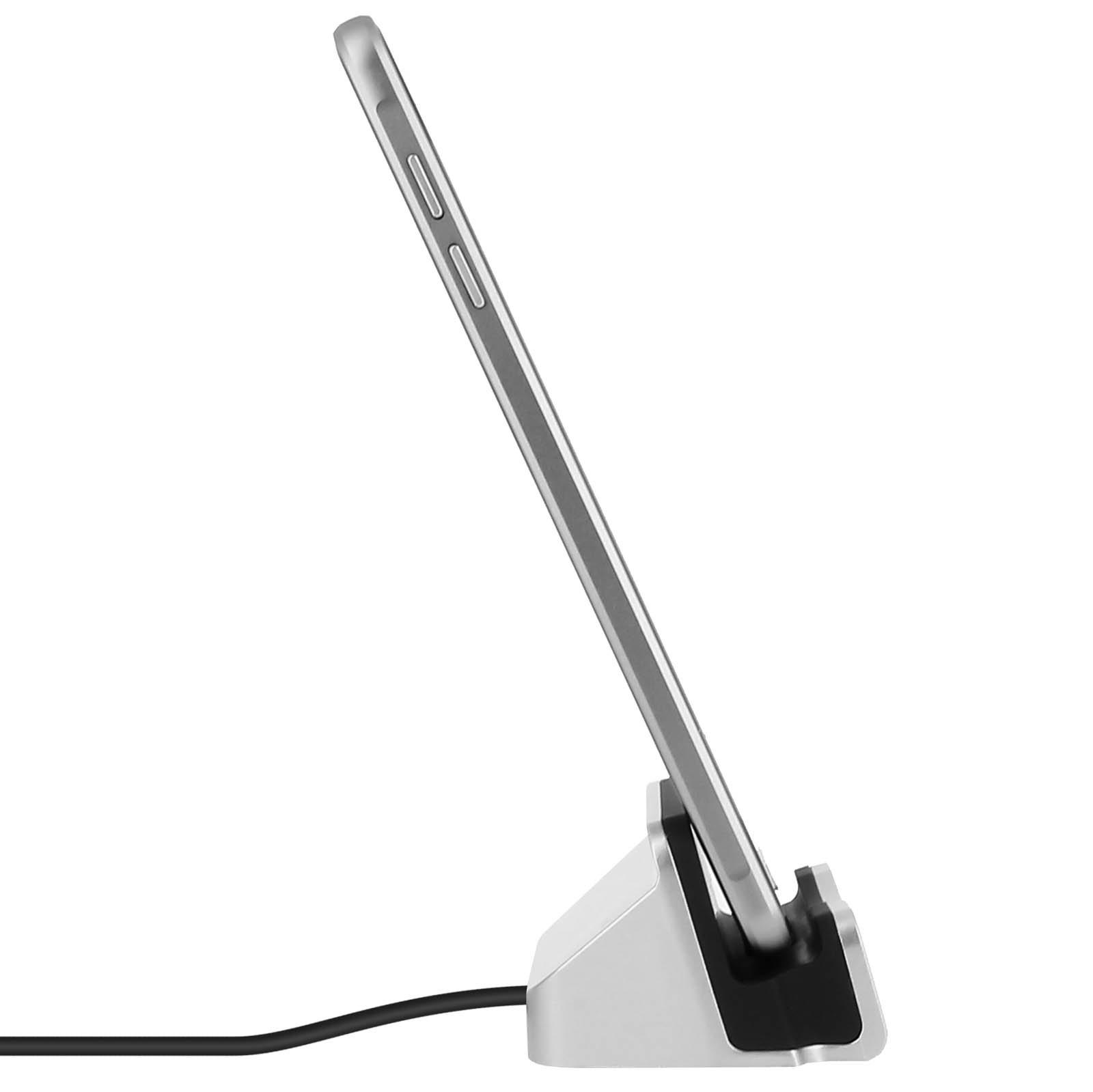 Avizar Micro-USB Ladestation Silber