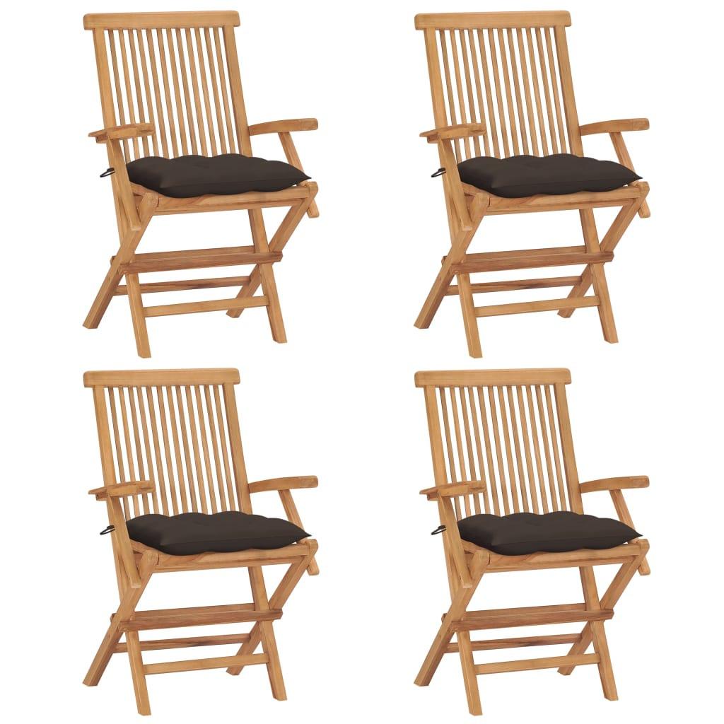 VidaXL Gartenstuhl teak