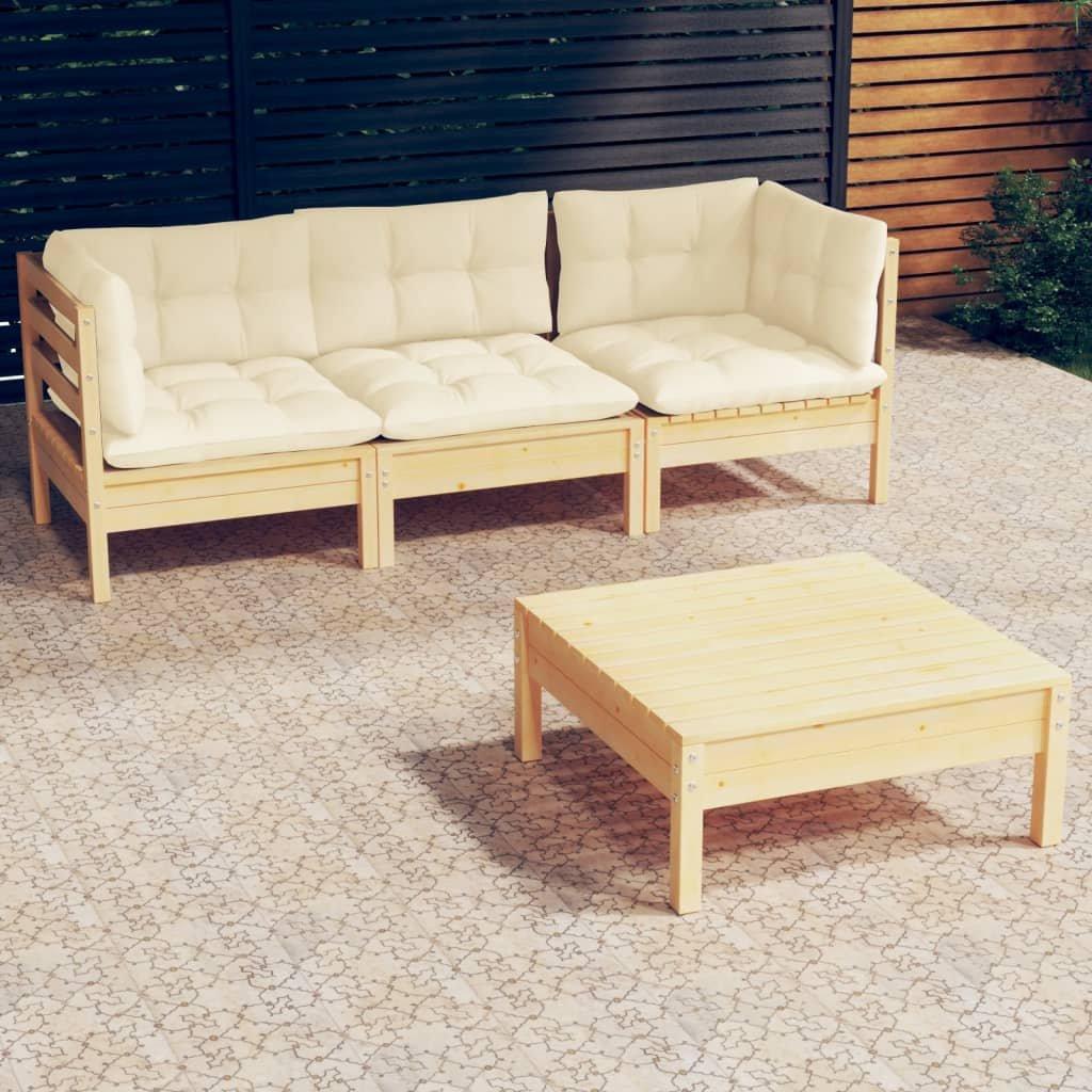 VidaXL Garten-lounge-set kiefernholz