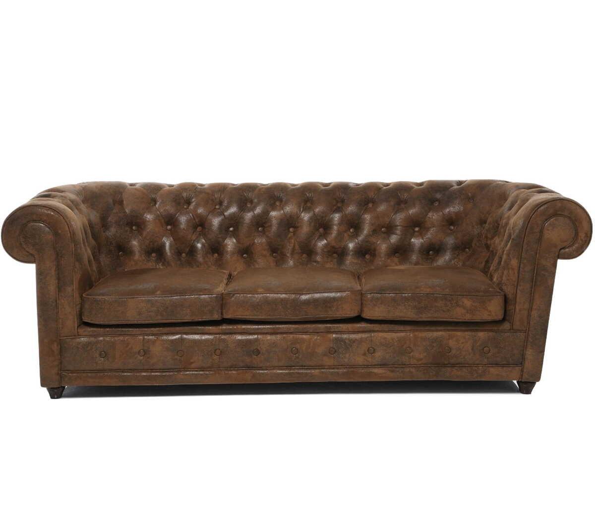 KARE Design Sofa Oxford 3-Sitzer Vintage Eco