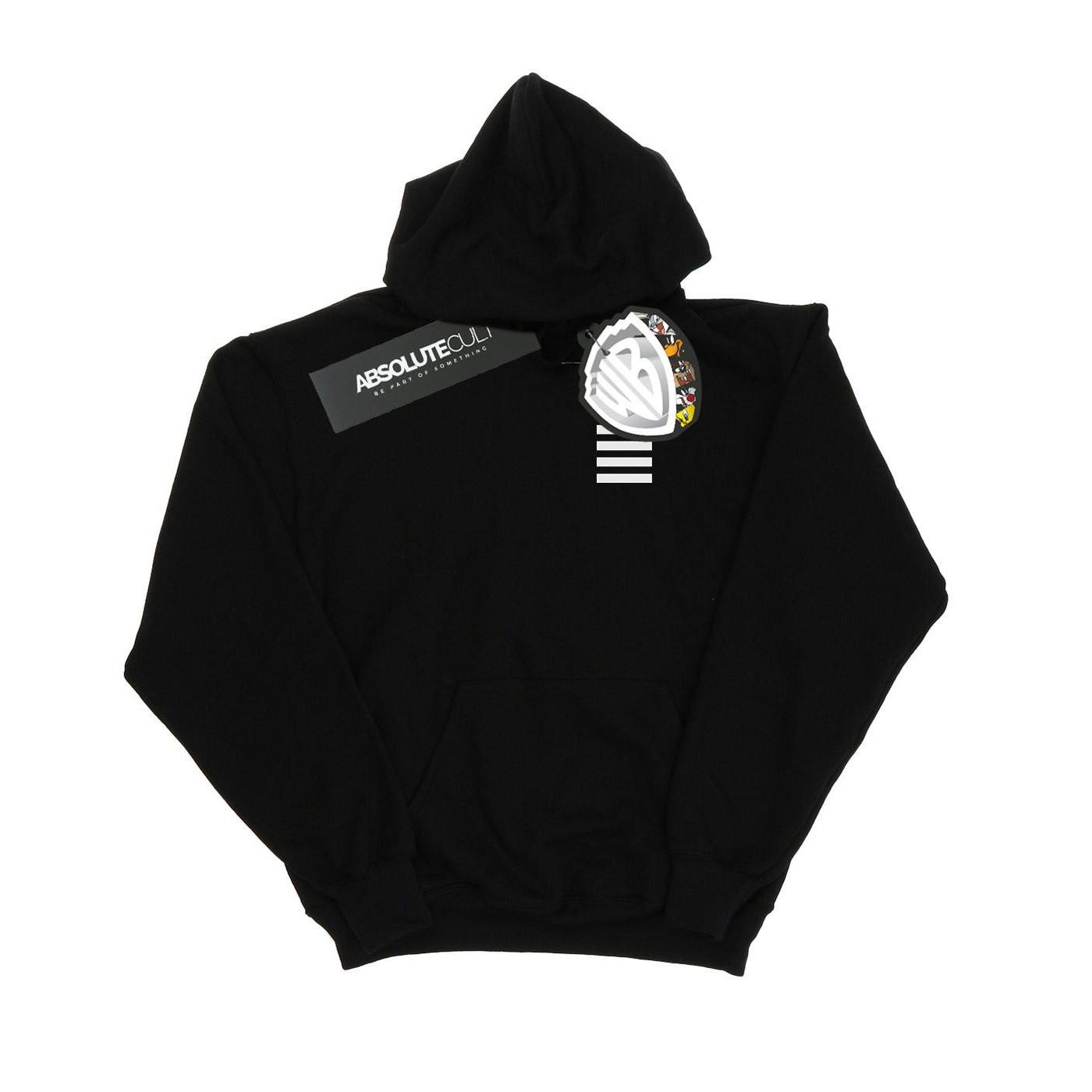 LOONEY TUNES Tweety Pie Striped Faux Pocket Kapuzenpullover