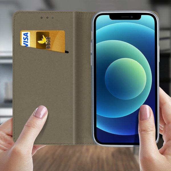 Avizar Apple iPhone 12 Mini Book Cover Blau