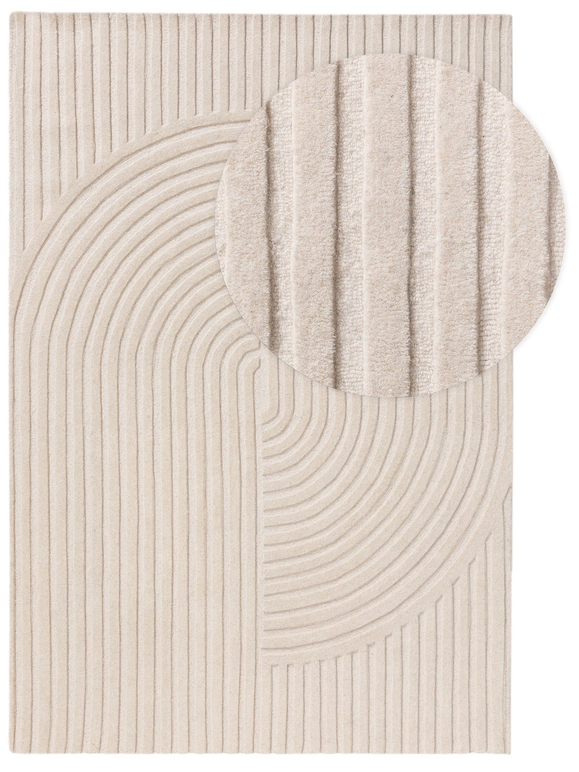 Benuta Wollteppich Yanis Ivory