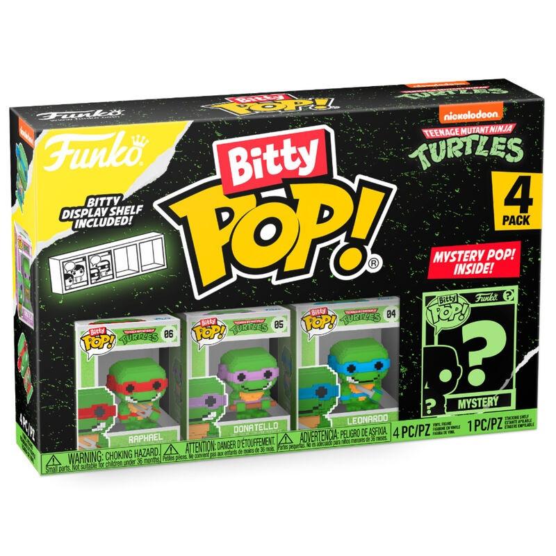 Funko Blister 4 Figuren Bitty POP Teenage Mutant Ninja Turtles Bit