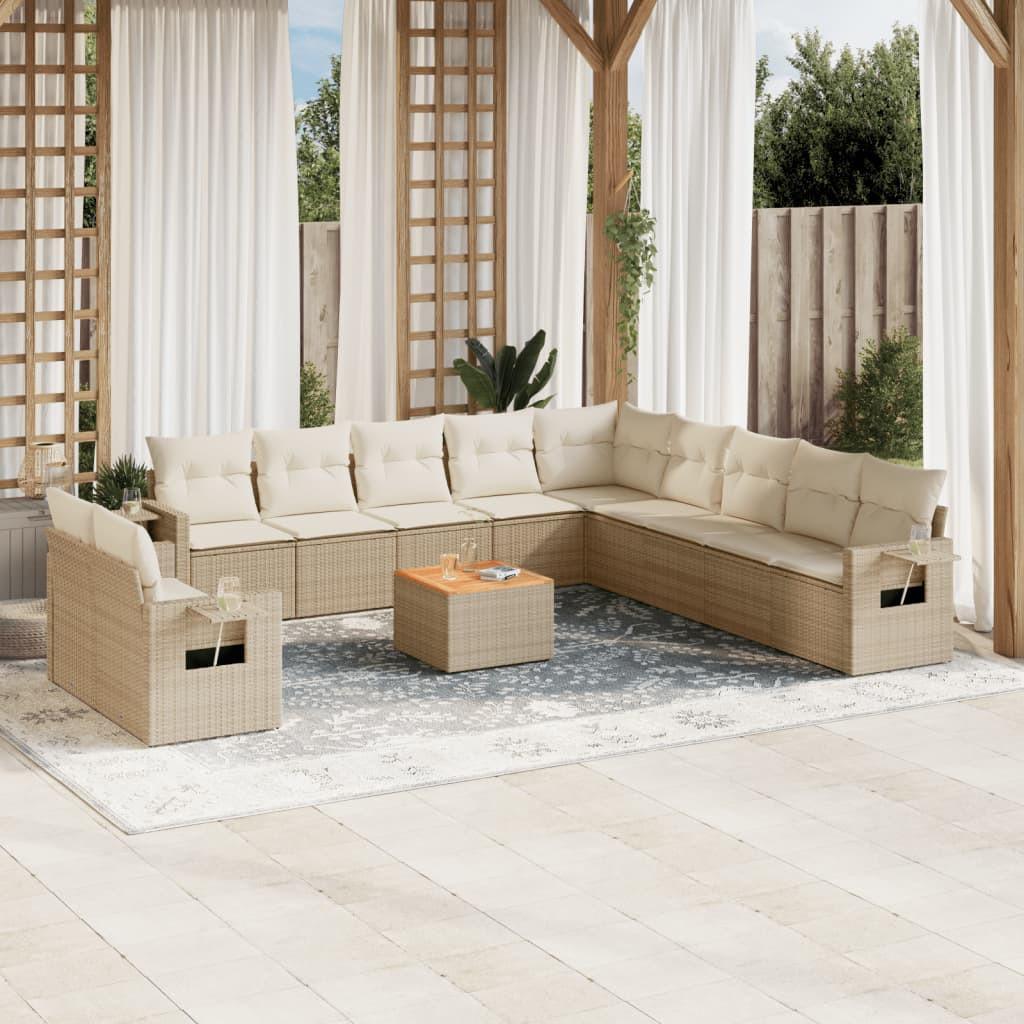 VidaXL Garten sofagarnitur poly-rattan