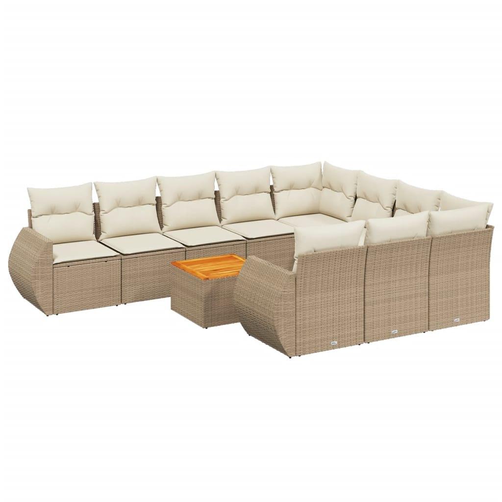 VidaXL Garten sofagarnitur poly-rattan