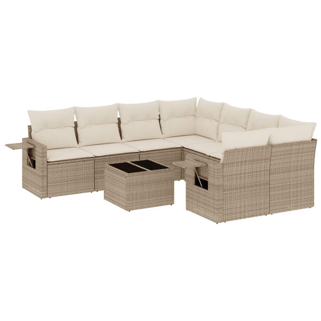 VidaXL Garten sofagarnitur poly-rattan