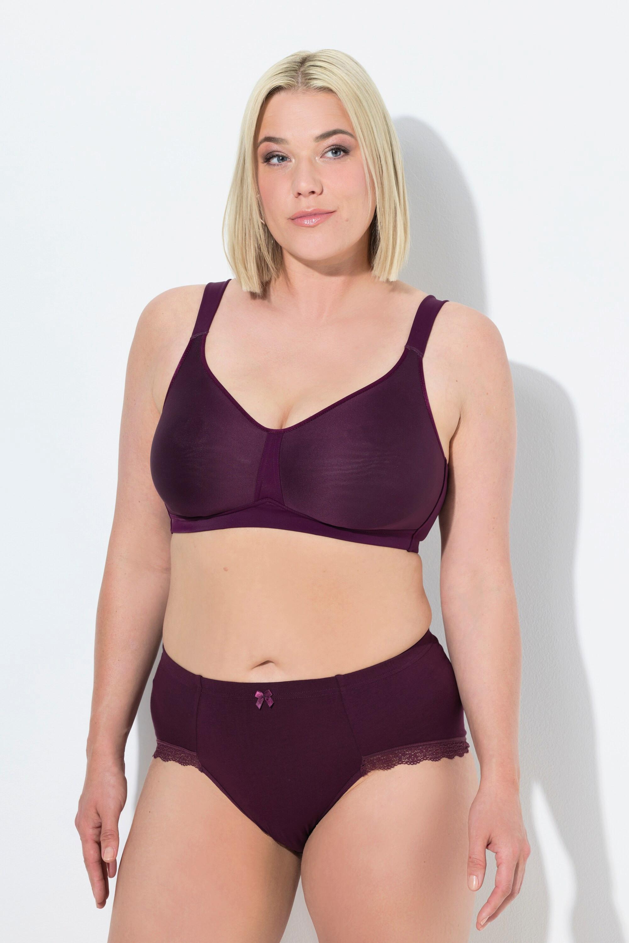 Ulla Popken BH, Spacer-Cups, ohne Bügel, Mikrofaser