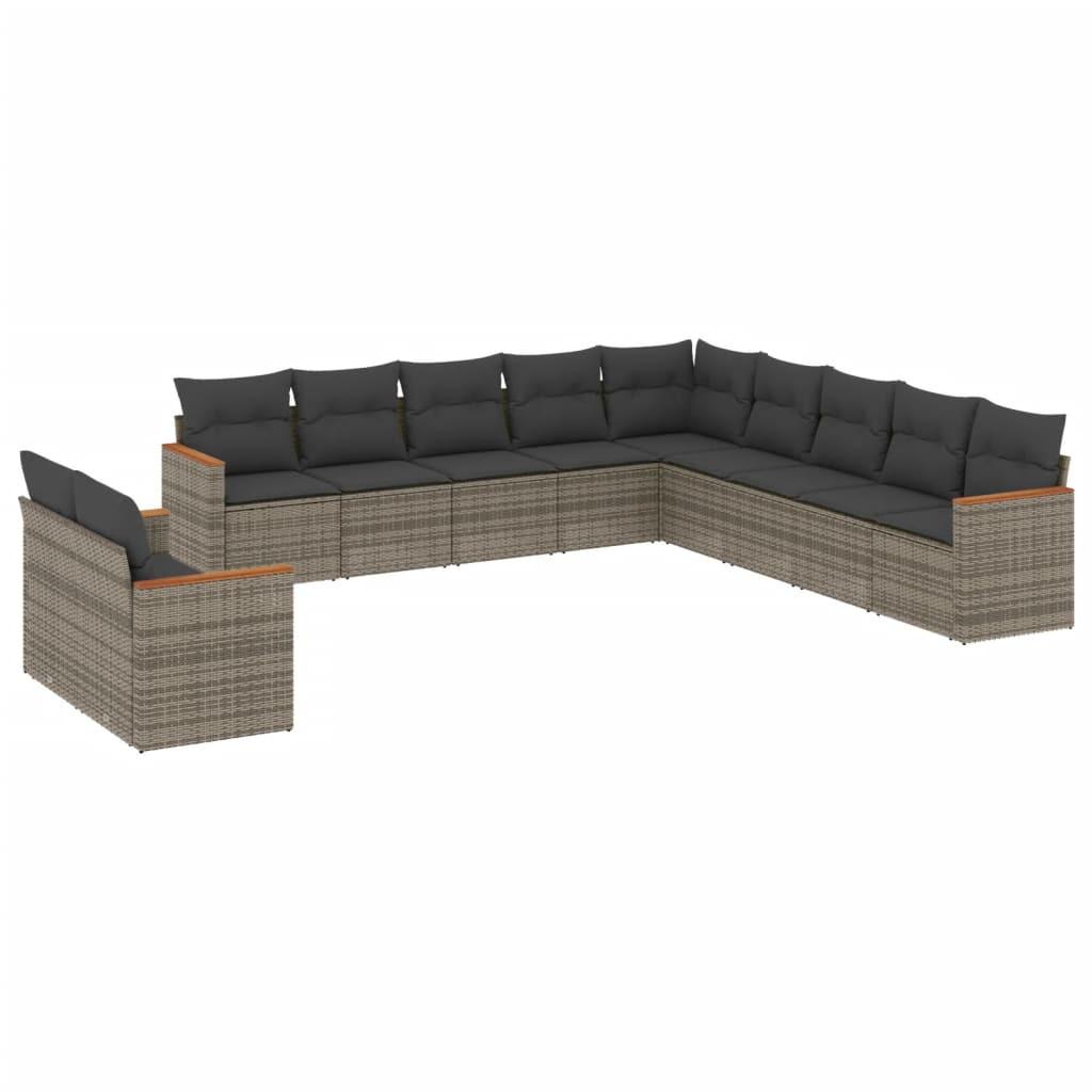 VidaXL Garten sofagarnitur poly-rattan
