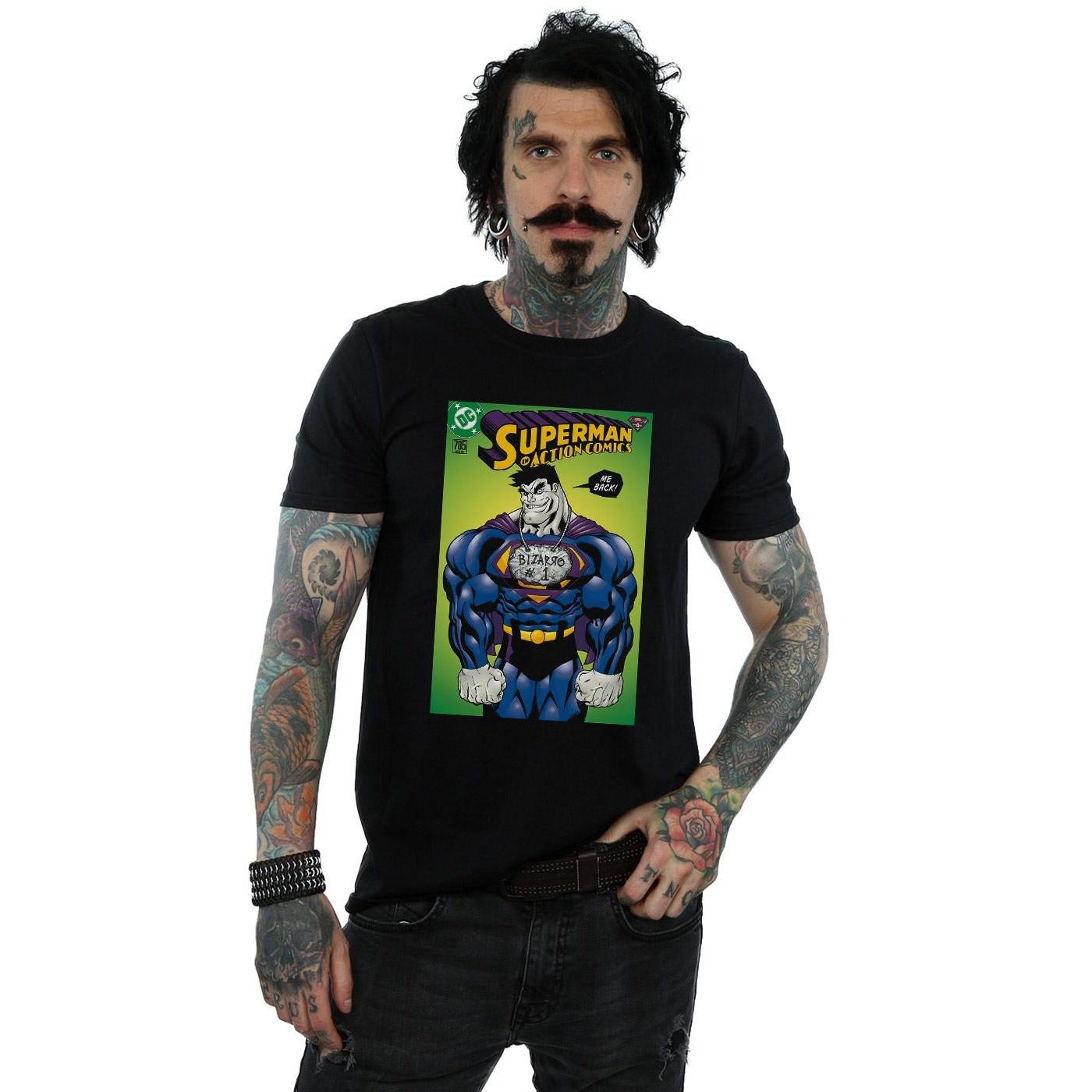 DC COMICS Bizarro Action 785 Bedrucktes T-Shirt